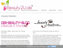 Tablet Screenshot of beauty2u.de