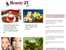 Tablet Screenshot of beauty2u.org